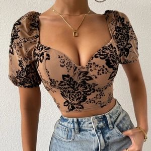 SHEIN MEDIUM FLORAL CROP TOP